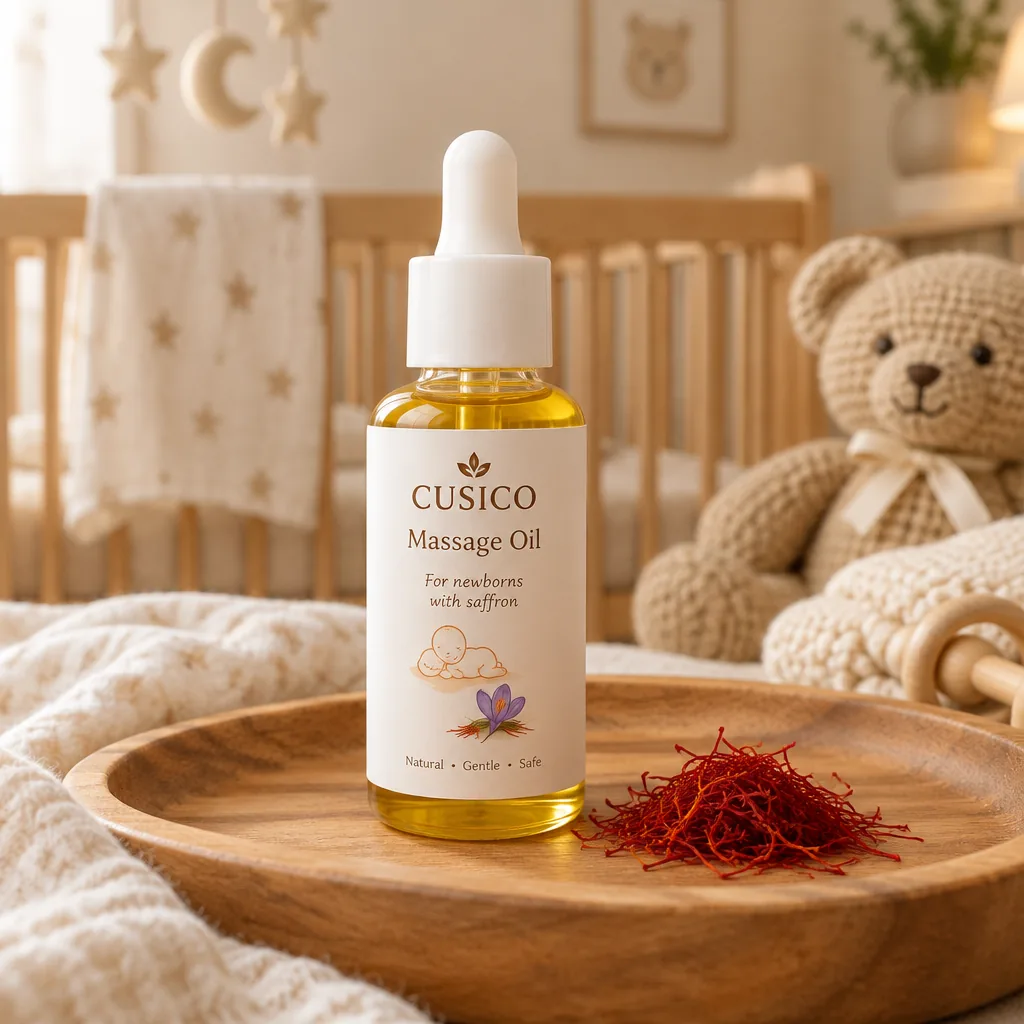 Saffron Infused Massage Oil · 100 ml